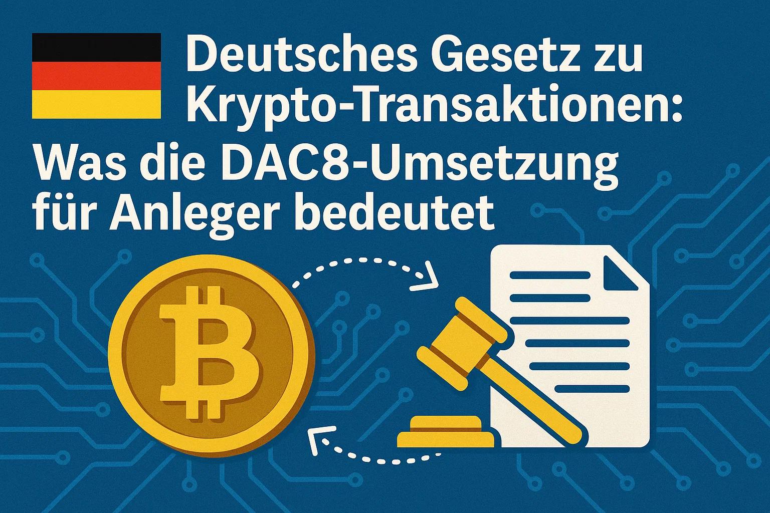 Was die DAC8‑Umsetzung für Anleger bedeutet