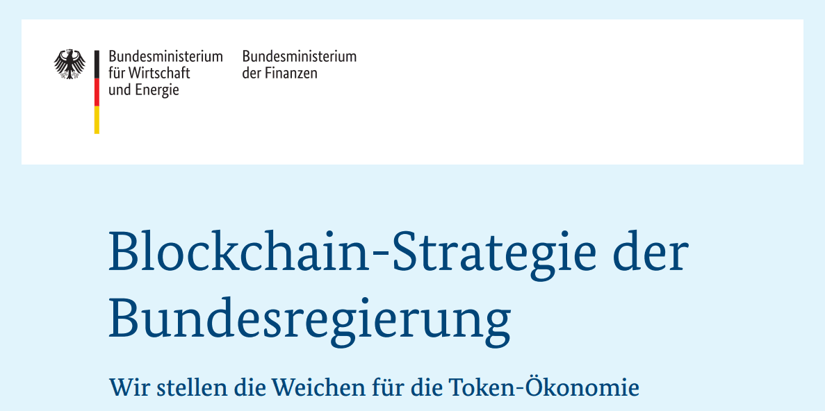 Blockchain-Strategie - Deutschland als Vorreiter?